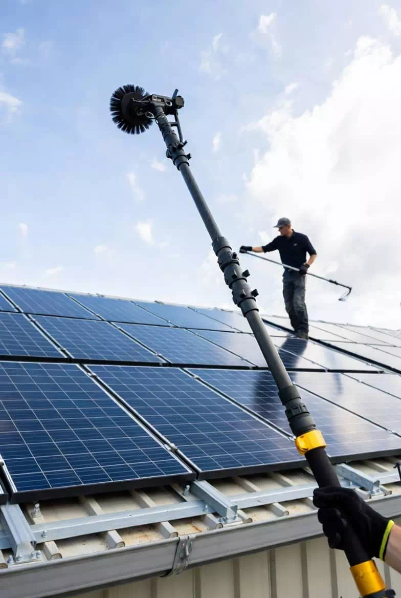 Résultats avant après nettoyage panneaux solaires