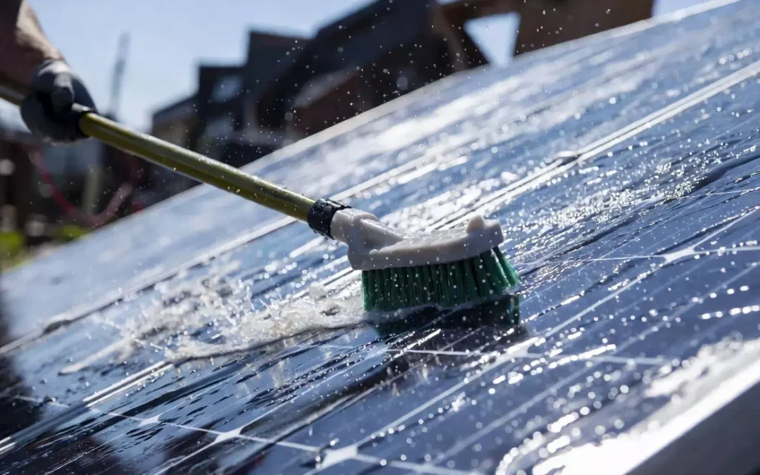 Nettoyage à l’eau pure panneaux solaires : tout ce qu’il faut savoir en 2026